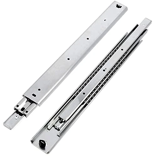 Oferta limitada: GTV - Set de Guias Correderas para Cajones de Extracción Total 53.9 x 1100 mm, Acero Galvanizado de 2 mm, Correderas Telescopicas, Rieles Cajones Soporta hasta 100 kg, Rieles para Cajones - 2 Piezas de 33.49 € a 33.49 € (ahorro 0.00%)