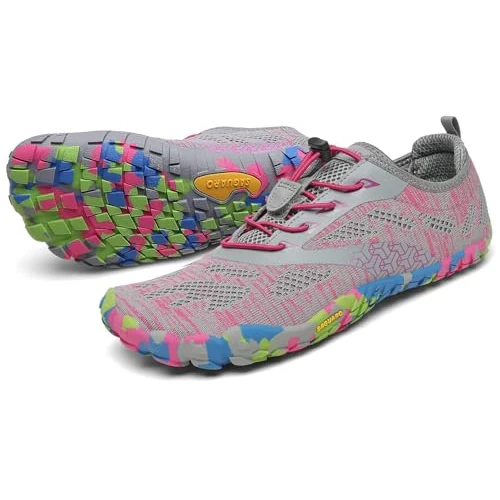 Offerta a tempo: SAGUARO Scarpe Barefoot Minimaliste Uomo Donna Scarpe Multisport per Corsa/Allenamento/Trekking/Trail Running/Palestra - Morbido Comode e Leggere, Taffy Rosa, 42 EU - 18% da 42.99 € a 35.19 €
