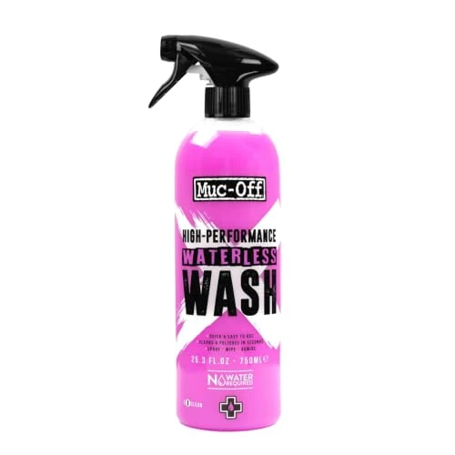 Zeitlich begrenztes Angebot: Muc Off Waterless Wash Fahrradreiniger 750 ml - Hochwirksames Fahrrad Reinigungsspray Ohne Abspülen, Reinigt und Poliert - Muc Off Bike Cleaner Geeignet für alle Fahrradtypen von 22.00 € auf 22.00 € (0.00% Rabatt)