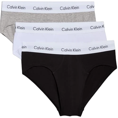 Tijdelijke aanbieding: Calvin Klein Hip Brief 3pk 0000u2661g heren Heupbroek,Veelkleurig (Zwart/Wit/Grijs Heather),XS van 30.45 EUR naar 30.45 EUR (korting 0%)