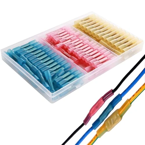 Offerta a tempo: CESFONJER 130 Pcs 22-10 AWG Connettori per cavi impermeabili Kit - Terminale a crimpare Terminali Kit - Terminali Termorestringenti Terminali, Giunzioni, Terminali a saldare meno. - 0.00% da 16.99 € a 16.99 €