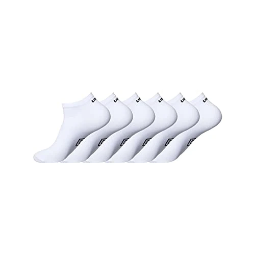 Tijdelijke aanbieding: Enkelsokken Heren en Dames 39-42, Katoen Set van 6, Wit van 9.90 € naar 9.90 € (0.00% korting)