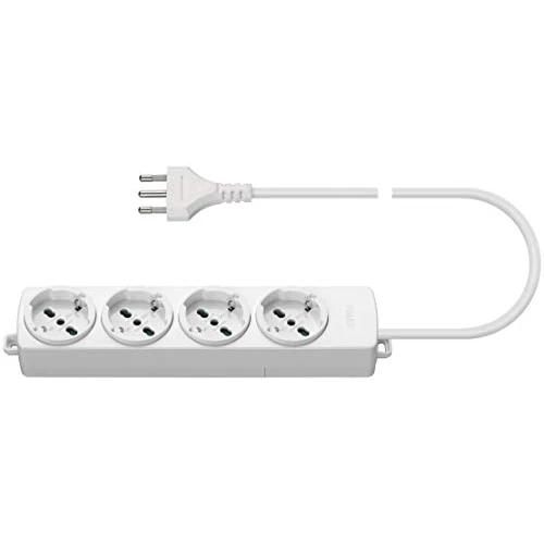 Offerta a tempo: Vimar 01292.CC.B Presa multipla con 4 prese universali, cavo 2 metri - 36% da 29.80 € a 19.21 €