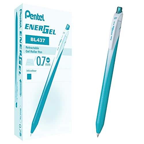 Offerta a tempo: Pentel BL437 Energel Slim roller scatto 0,7 mm, turchese 12 pz — 14% da 13,02 € a 11,16 €