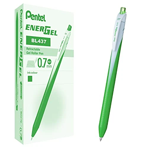 Oferta limitada: Pentel BL437 Energel Slim Roller 0,7 mm, verde claro, 12 unidades de 13.01 EUR a 13.01 EUR (ahorro 0%)