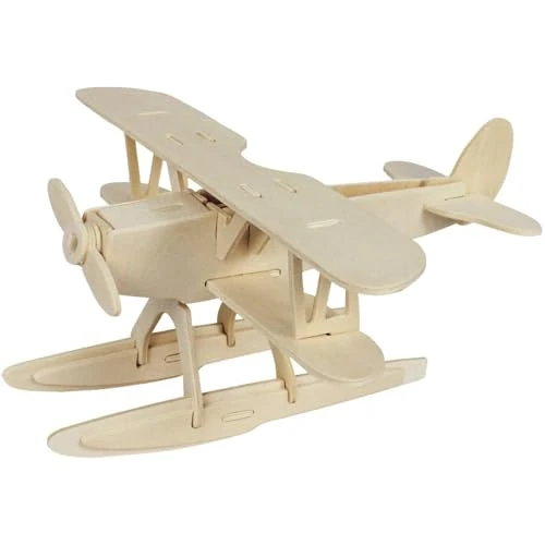 Oferta limitowana: Marabu 31700000002 - KiDS 3D drewniane puzzle wodne samolot, z 28 elementami puzzli z drewna z certyfikatem FSC, wymiary ok. 21 x 9 cm, prosta technika wtykowa, do indywidualnego malowania i tworzenia z 30.26 zł na 30.26 zł (oszczędź 0.