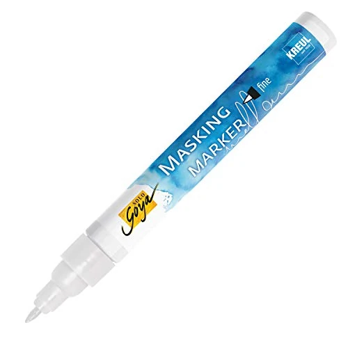 Oferta limitada: Kreul 18160 - Solo Goya Masking Marker Marcador de punta fina para enmascarar Ancho de línea 1 - 2 mm Goma de enmascarar extraíble en forma de rotulador, líneas precisas con contornos definidos de 4.79 EUR a 4.79 EUR (ahorro 0%)