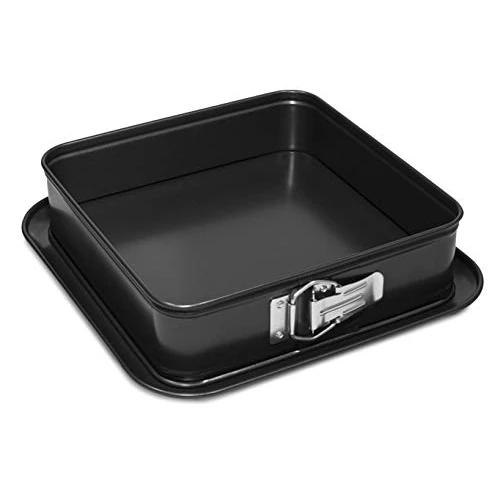 Limited-time offer: Guardini Gardenia Square Open Mould 24 x 24 cm, Steel with Non-Stick Coating, Black from 25.52 GBP to 25.52 GBP (save 0%)