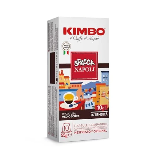 Lot de 240 capsules Kimbo compatibles Napoli