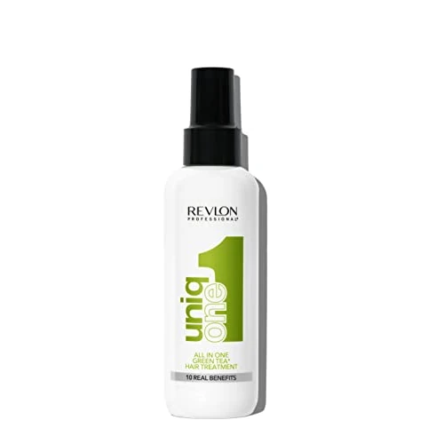 Zeitlich begrenztes Angebot: Revlon Professional UniqOne Thermo Protector Hair Conditioner Hair Conditioner Feuchtigkeitsspendende Haarbehandlung Spray ohne Ausspülen, Duft Grüner Tee 150 ml von 18.80 € auf 18.80 € (0.0% Rabatt)