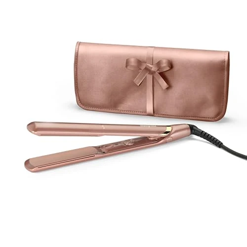 BaByliss Rose Gold Stijltang - Keramische Platen voor Glad Stylen, Multi-voltage Wereldwijd Gebruik, Ultra-snelle 15 Seconden Opwarming, 3 Temperatuurinstellingen tot 235°C, 2598PE