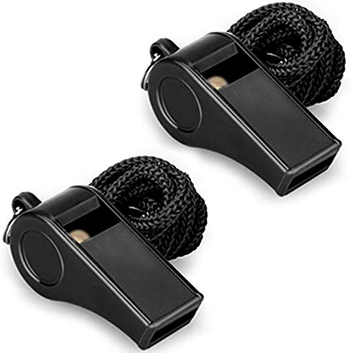 Oferta limitada: Silbato Hipat, paquete de 2 silbatos deportivos de plástico con cordón, silbato de sonido fuerte y nítido, ideal para entrenadores, árbitros y oficiales (color) de 6.99 € a 6.99 € (ahorro 0.00%)