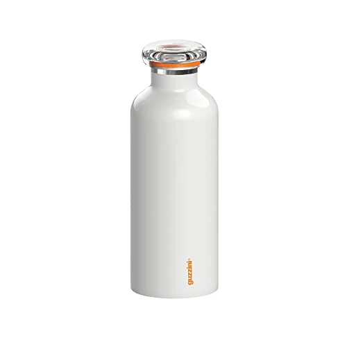 Begrenztes Angebot: Guzzini - On The Go, ENERGY Thermosflasche, Trinkflasche Edelstahl - Weiß, Ø 7,3x h21,2 cm | 500 cc - 11670011 von 20.84 EUR auf 20.84 EUR (Rabatt 0%)