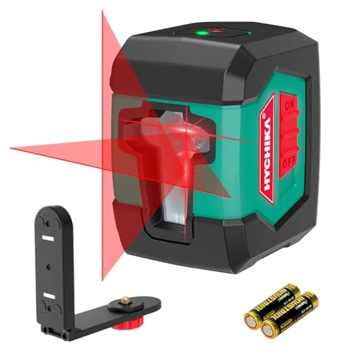 Offerta a tempo: HYCHIKA Livella Laser, Laser Autolivellante 15m, Doppio Modulo Laser Commutabile Orizzontale/Verticale, Livello Laser Con Supporto, 2 batterie AA - 0.00% da 43.66 € a 43.66 €
