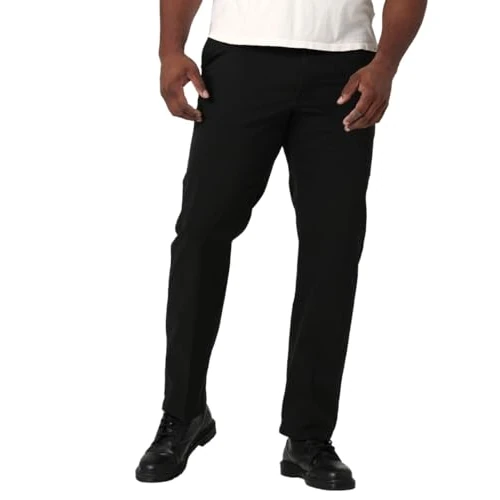 Limited-time offer: Lee Men's Extreme Comfort Khaki Pant, Black, 50W x 29L from 54.43 £ to 18.02 £ (save 66.89%)