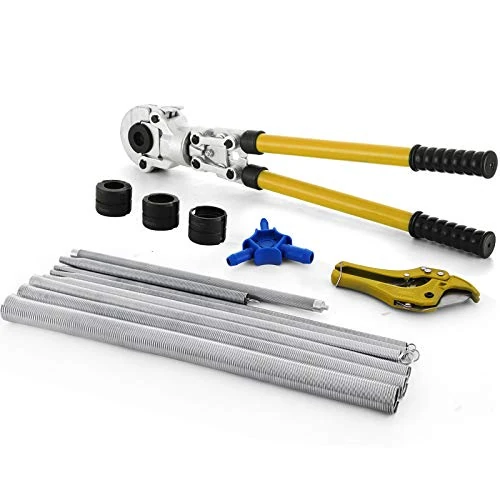Zeitlich begrenztes Angebot: VEVOR 16-32mm Rohr-Crimpzange mit TH-Konturpressenzange für Verbundrohre PEX-Crimpzange mit Kalibratoren Biegefedern Handpressenzange PE-X-Crimpzangen-Satz (16-32mm) von 87.90 € auf 87.90 € (0.00% Rabatt)