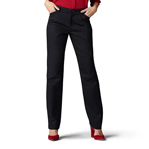 Offerta a tempo: Lee Women's Wrinkle Free Relaxed Fit Straight Leg Pant - 0.00% da 52.94 € a 52.94 €