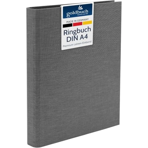 Zeitlich begrenztes Angebot: goldbuch 37725 Foto Ringbuch A4 Bella Vista Grau, Ringordner 27,5x32x4,5 cm von 18.49 € auf 18.49 € (0.00% Rabatt)
