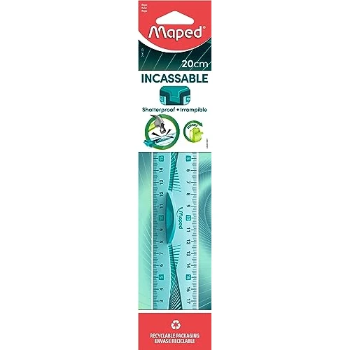 Offerta a tempo: Maped - Doppio decimetro infrangibile, resistente agli urti e alle torsioni, colore: Blu - 64% da 6.31 € a 2.30 €