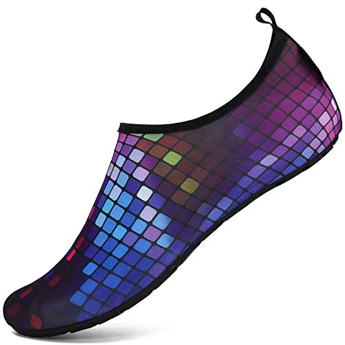 Tijdelijke aanbieding: SAGUARO Waterschoenen Dames Zwemschoenen Heren Strandschoenen Licht Antislip Zomer Waterschoenen, Paars Lila 44/45EU van 12.99 € naar 12.99 € (0.00% korting)