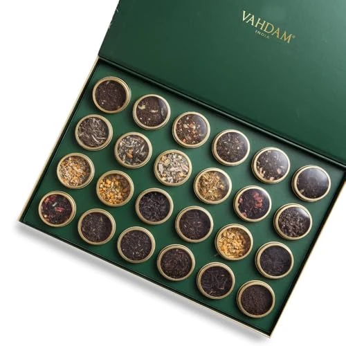 Offerta a tempo: VAHDAM, Confezione Regalo – 24 Te sfusi | Tea Gifts for Rakhi - 15% da 49.99 € a 42.49 €