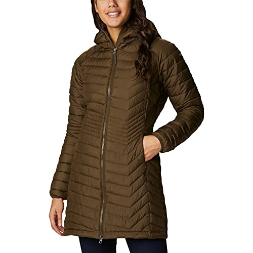 Columbia Donna Piumino, Fodera Riflettente Omni-Heat 100 percento Poliestere, Storm-Lite DP II 100 percento Poliestere, Thermarator 100 percento Poliestere, Verde (Olive Green), S