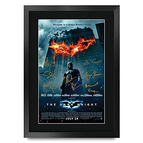 Offre limitee: HWC Trading FR A3 The Dark Knight Christian Bale Cadeaux imprimés affiche photo autographe signée pour les fans de cinéma - A3 Encadré de 37.99 EUR a 19.99 EUR (economie 47%)