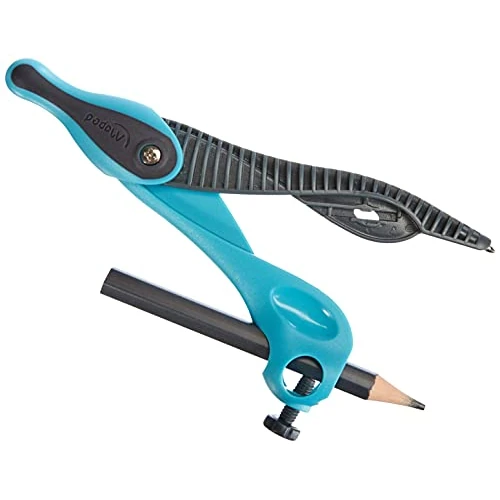 Zeitlich begrenztes Angebot: Maped Kid'z Ergonomisches Zirkel für das Lernen mit Sicherheitsspitze, Blau von 5.99 € auf 5.99 € (0.00% Rabatt)