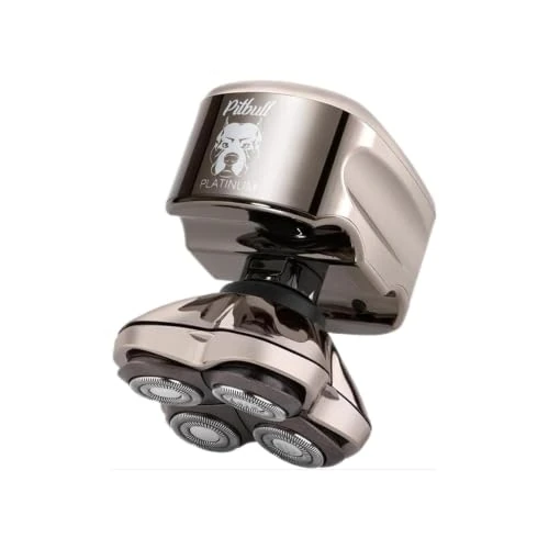 Tijdelijke aanbieding: Skull Shaver Pitbull Platinum Pro – Elektrisch Scheerapparaat voor Mannen, Draadloos, Oplaadbaar, Nat/Droog, Ergonomisch voor Kaal Scheren, met Spoelstandaard, Reisetui en Bonusmes van 239.99 € naar 239.99 € (0.00% korting)