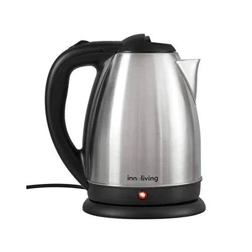 Innoliving Hervidor inalámbrico de ebullición rápida, inalámbrico de acero inoxidable INN-699, 2200 W, 1,8 litros