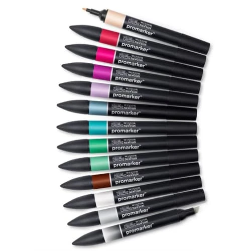 Oferta ograniczona: Winsor & Newton 0290141 ProMarker, Profesjonalny Layout Marker - 2 końcówki, drobna i szeroka do rysunków, projektowania i layoutów - Set 12 Manga Chib z 130.20 EUR na 130.20 EUR (znizka 0%)