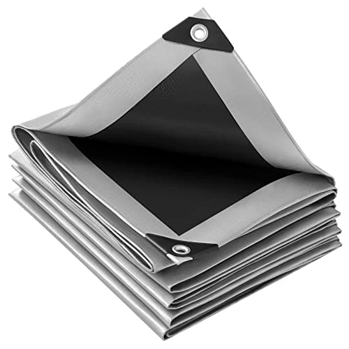 Oferta limitada: WOLTU Lona de Protección con Ojales Anti-UV 280g/m² 2x3m Gris-Negro de 97.99 € a 21.99 € (ahorro 77.56%)