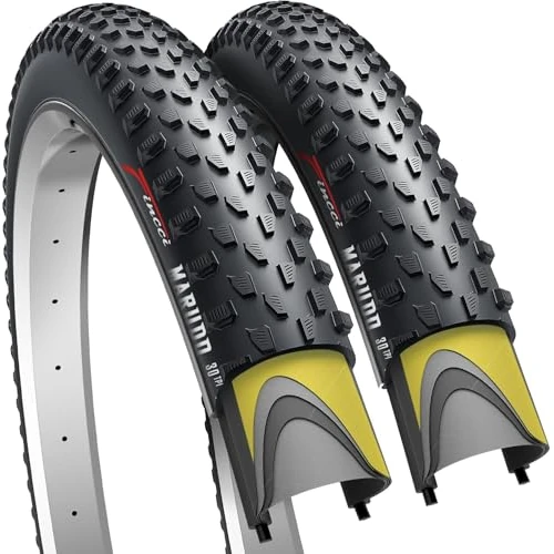 Limited-time offer: Fincci Bicycle Tyres MTB 29 x 2.1 Inch - Pair Foldable Tires 29 inches 30 TPI with 1mm Nylon Protection - Pack of 2 Accessories 52-622 for Mountain Bikes, Electric, Gravel Hybrid Bikes from 41.78 £ to 41.78 £ (save 0.00%)