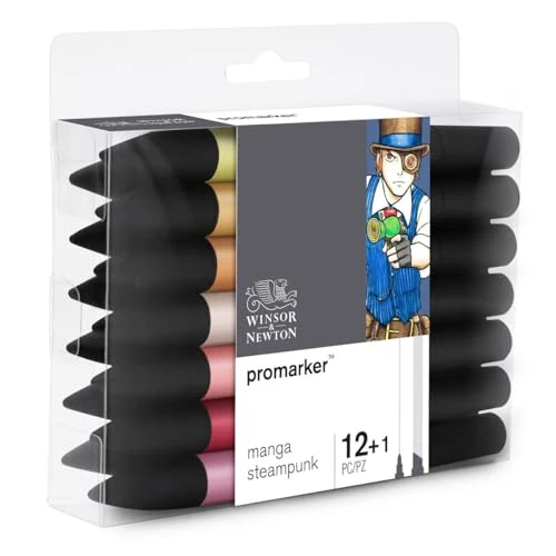 Offre limitée : W&N PROMARKER SET X12+1 MANGA STEAMPUNK de 50.50 € à 29.99 € (41% de remise)