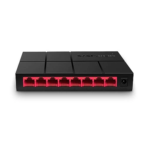 Limited-time offer: Mercusys MS108G, Desktop Switch, 8 * 10/100/1000Mbps Gigabit LAN Ports, 2 Year Warranty, Black Color from $32.80 to $32.80 (save 0.00%)