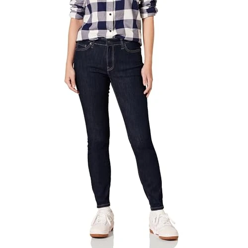 Oferta limitada: Amazon Essentials Vaqueros Ceñidos y Elásticos de Tiro Medio - colores interrumpidos Mujer, Negro Tintado, 50 Largo de 31.60 € a 31.60 € (ahorro 0.00%)