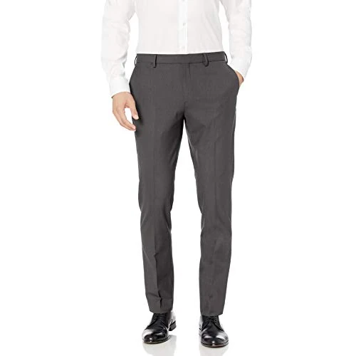 Offre limitée : Amazon Essentials Pantalon Habillé en Tissu Stretch Infroissable Coupe Ajustée Homme, Charbon, 31W / 28L de 24.74 € à 24.74 € (0.00% de remise)