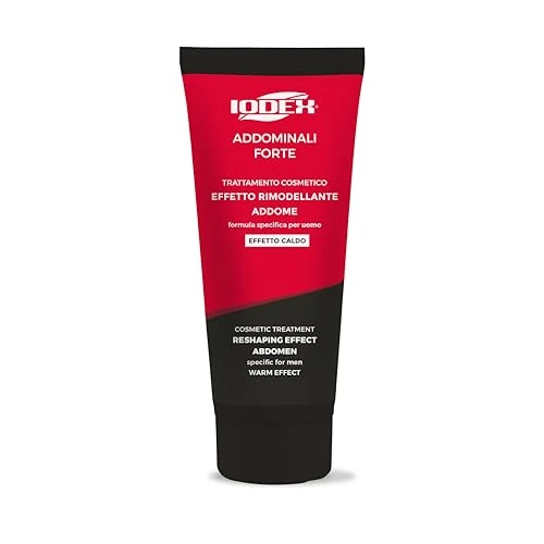 Offerta a tempo: Iodase Iodex Uomo Addome 200ml, Crema Rimodellante e Tonificante per Addome Maschile, Migliora Compattezza e Tonicità della Pelle, Texture ad Assorbimento Rapido, Ideale Prima e Dopo Allenamento - 52% da 33.80 € a 16.15 €