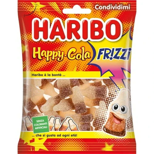 Offerta a tempo: Haribo - Caramelle Gommose Frizzanti gusto Cola — 38% da 1,59 € a 0,99 €
