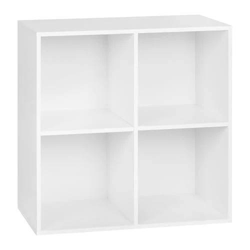 Offerta a tempo: WOLTU Libreria Bassa a 4 Cubi Scaffale Moderno - 0.00% da 44.99 € a 44.99 €