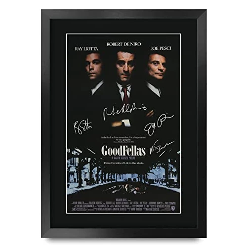 Limitiertes Angebot: HWC Trading Goodfellas A3 Gerahmte Signiert Gedruckt Autogramme Bild Druck-Fotoanzeige Geschenk Für Filmfans von 37.99 EUR auf 19.99 EUR (Spare 47%)