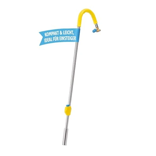 Gloria Thermoflamm Bio Classic Plus 000178.0800 Onkruidverdelger, Werkt Op Gas | Eenvoudige En Veilige Bediening | Onkruidbrander Voor Onkruidvrije Tuin En Looppad | Zonder Gaspatroon, Blauw,