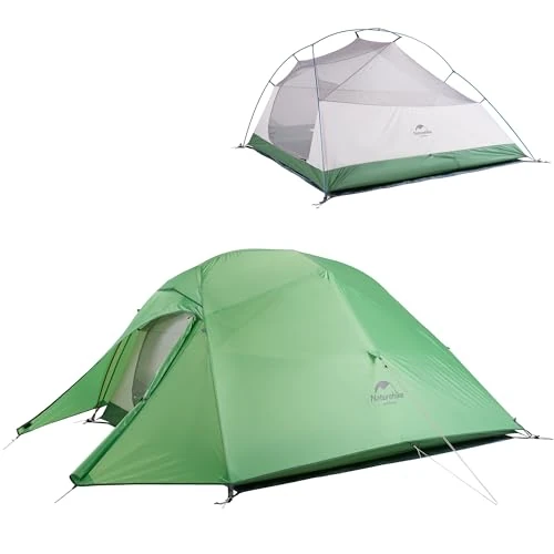 Oferta limitada: Naturehike Cloud-up Ultraligero 3 Persona Tienda de campaña Impermeable Doble Capa Camping Tienda de campaña (210T Verde Actualizar) de 161.92 € a 161.92 € (ahorro 0.00%)