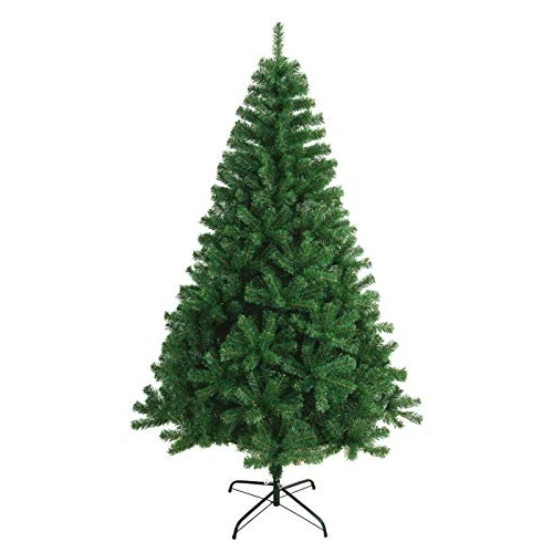 Limited offer: Artificial Christmas Tree with Stand, Fir Tree of 4 ft - 8 ft / 120cm - 240cm (Green, 180cm 617Tips) from 55.00 EUR to 21.31 EUR (save 61%)