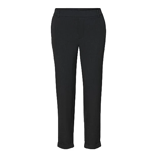 Offre limitée : Vero Moda Femme Vmmaya Mr Loose Solid Pant Noos Pantalons , Gris (Dark Grey Mélange Dark Grey Mélange),M / 30L de 34.99 € à 18.77 € (46% de remise)