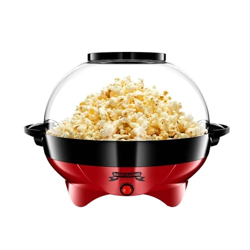 Zeitlich begrenztes Angebot: Gadgy Popcornmaschine Retro 5L 800W mit Antihaftbeschichtung - Rot von 53.94 € auf 49.95 € (7% Rabatt)