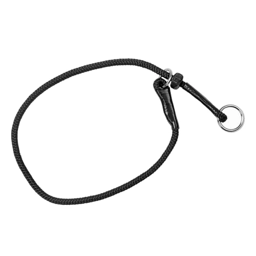 Offerta a tempo: Dingo Gear S04063 - Collare a strozzo per addestramento di cani, fatto a mano, con un limitatore, impermeabile - Nero, XXL - 0.00% da 23.75 € a 23.75 €