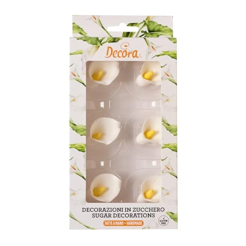 Offerta a tempo: Decora 0500284 Confezione da 6 Calle In Zucchero 3,5 Cm - 0.00% da 8.25 € a 8.25 €