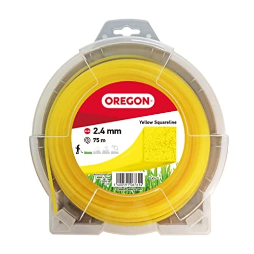 Offre limitée : Oregon Fil de débroussailleuse 2.4 mm Jaune Carré, 2.4mm x 75m de 19.74 € à 18.56 € (6% de remise)