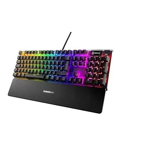 Limited offer: SteelSeries Apex 9 TKL - Mechanical Gaming Keyboard - Optical Switches - 2-Point Actuation - Keyless Compact Size - Removable Switches - US Layout (QWERTY) from 149.99 EUR to 149.99 EUR (save 0%)